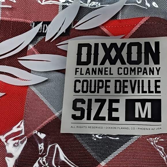 DIXXON FLANNEL - COUPE DE VILLE Flannel Shirt - Men's Medium - Picture 8 of 12